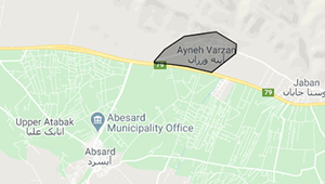 نقشه اینه ورزان