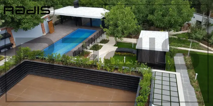 باغ ویلای استخر دار با استخر رو باز